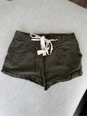 Wilfred Linen Shorts with Tie